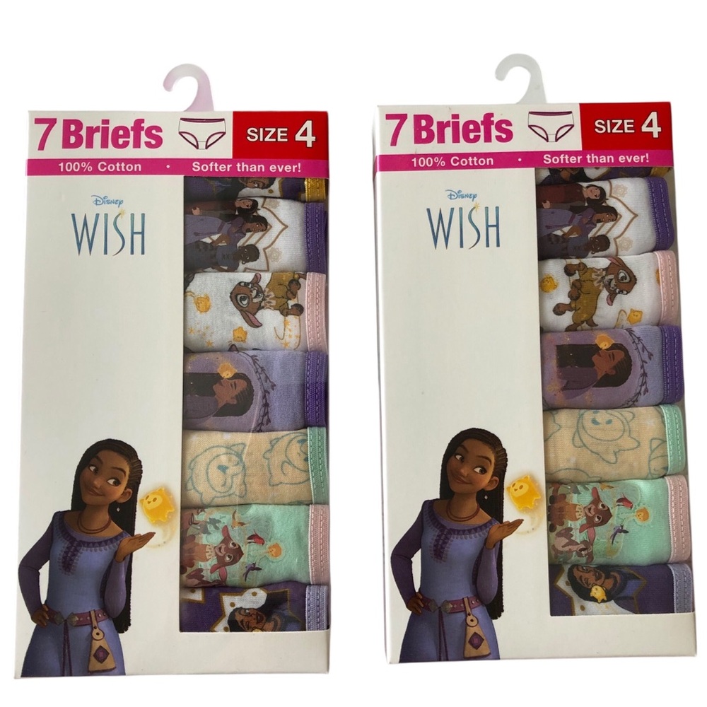 Bundle of Disney Wish Kids Underwear Set - Multicolor